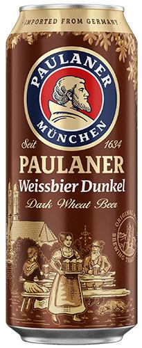 Paulaner - Weissbier Dunkel - Cerveza - Lata - Alemania - 500cc