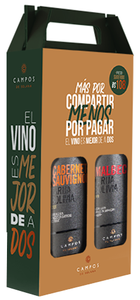 Campos de Solana - Pack El Vino es Mejor de a Dos (Cabernet + Malbec) - Tarija - Bolivia - 2x750cc