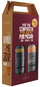 Campos de Solana - Pack El Vino es Mejor de a Dos (Marselan + Cabernet Sauvignon) - Tarija - Bolivia - 2x750cc