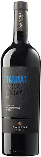 Campos de Solana - Tannat - Vino Tinto - Tarija - Bolivia - 750cc