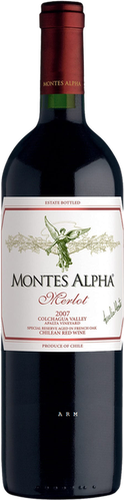 Montes - Alpha - Merlot - Vino Tinto - Chile - 750cc