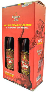 Havana Club - Pack Pata de Elefante (2 Havana Club Añejo Reserva) - Ron - Cuba - 1000cc