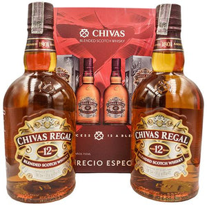 Chivas Regal - Pack (2x750cc Chivas Regal 12 Años) - Blended Scotch Whisky - Escocia