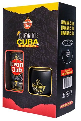 Havana Club - Pack (Havana 7 Años 700cc + Vaso Coleccionable) - Ron - Cuba - 700cc